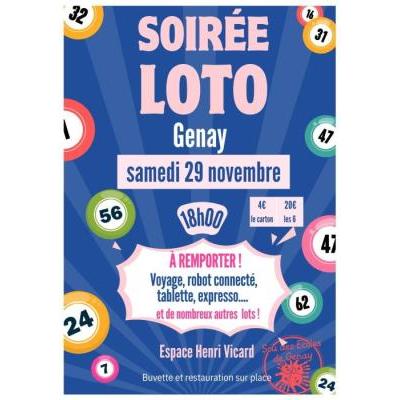 Photo du Loto Sou des écoles de Genay +7000 € de lots à Genay