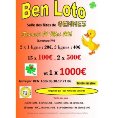Photo du super loto les amis des canards  à Gennes