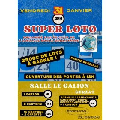 Photo du LOTO DE L'AMICALE BOULES GERZATOISES à Gerzat