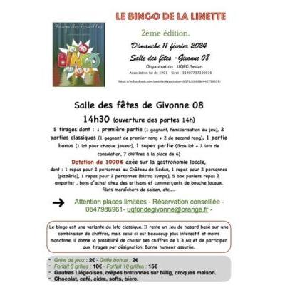 Photo du Bingo de la linette 2ième édition à Givonne