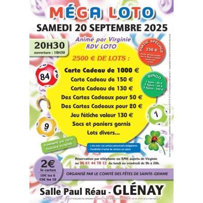 Photo du MEGA LOTO à Glénay