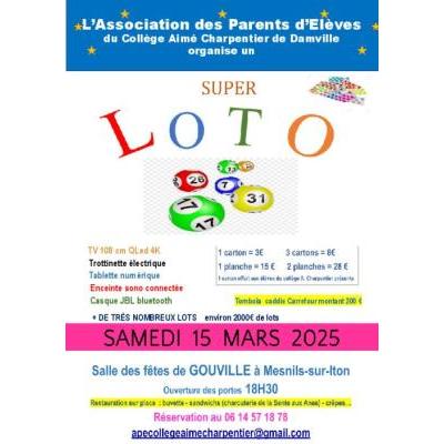 Photo du Super Loto APE Collège Aimé charpentier à Gouville