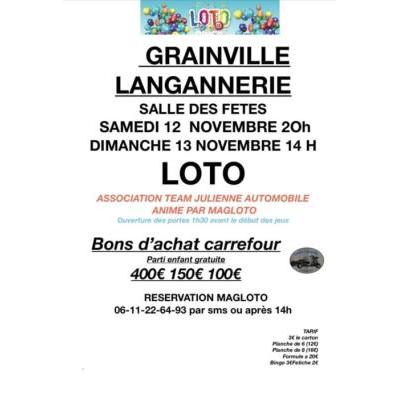Photo du 2 super lotos de Noël Grainville Langannerie  à Grainville-Langannerie