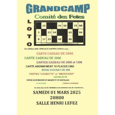 Photo du LOTO Comité des Fetes à Grand-Camp