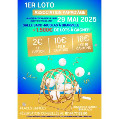 Photo du Premier Loto de l'Association Yapad'Âge à Granville