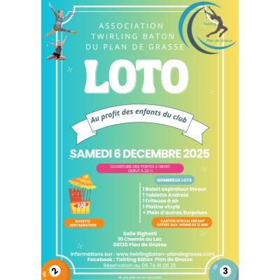 Photo du Super Loto du Twirling Bâton à Grasse