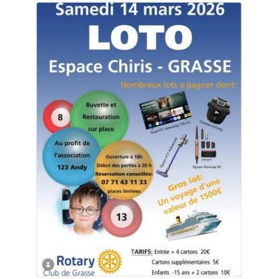 Photo du LOTO SOLIDAIRE DU ROTARY CLUB DE GRASSE à Grasse