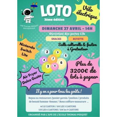Photo du Loto de l'Ecole Thomas Pesquet à Gratentour
