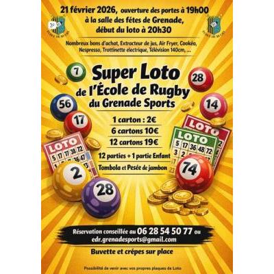 Photo du Super Loto de l'&Eacute;cole de Rugby du Grenade Sports à Grenade