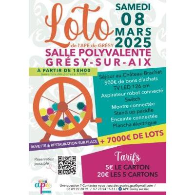 Photo du Loto de l'APE de Grésy à Grésy-sur-Aix