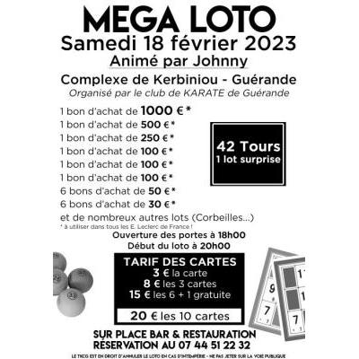 Photo du Mega Loto du Timing Karaté Club de Guérande à Guérande