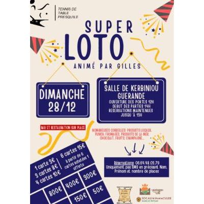 Photo du Super Loto animé par Gilles à Guérande