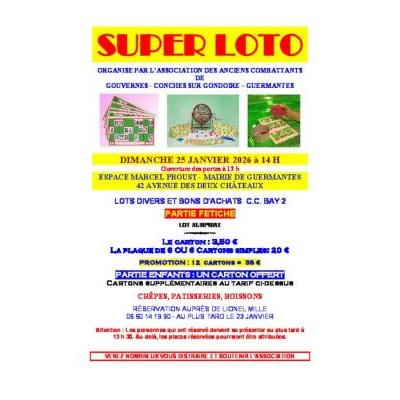 Photo du NOTRE LOTO ANNUEL à Guermantes