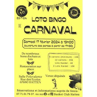 Photo du Loto Bingo de Carnaval à Hatten