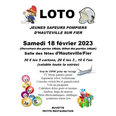 LOTO DES JEUNES SAPEURS POMPIERS