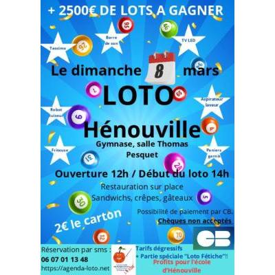 Photo du Loto de l'APECHE H&eacute;nouville à Hénouville