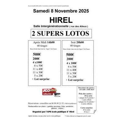 Photo du 2 Supers Lotos - 3e Édition  à Hirel
