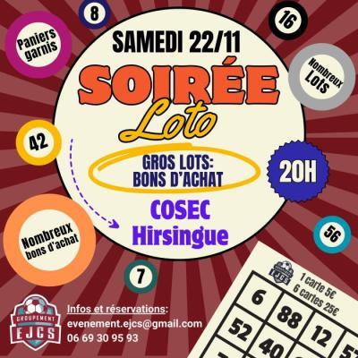 Photo du 2eme Grand Loto de l’EJCS à Hirsingue