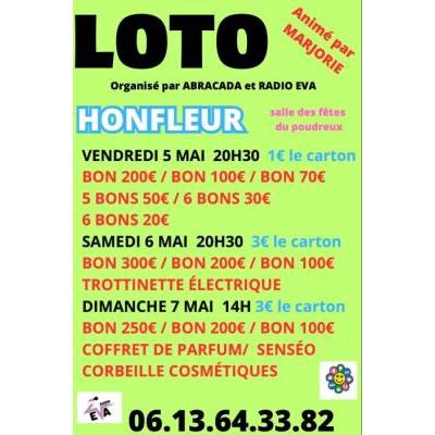 Photo du Loto avec Abracada et Radio EVA à Honfleur