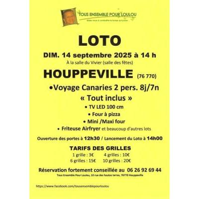 Photo du super loto tous ensemble pour loulou à Houppeville