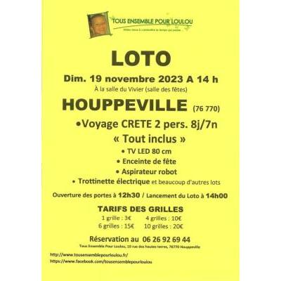 Photo du SUPER LOTO"TOUS ENSEMBLE POUR LOULOU" à Houppeville