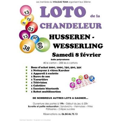 Photo du Loto de la chandeleur à Husseren-Wesserling