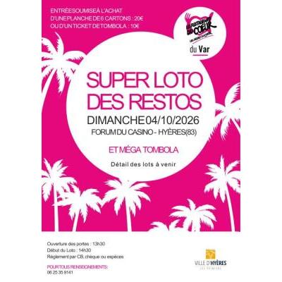 Photo du Suoer Loto des Restos à Hyères