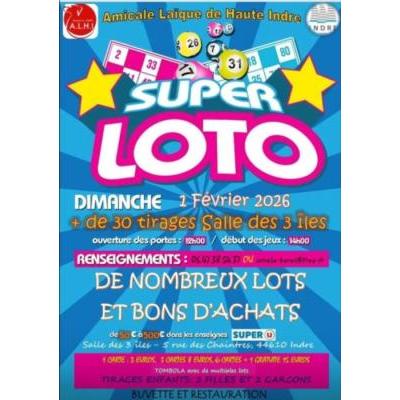 Photo du Super Loto +de 2900 euros de bons d achat et bourriches à Indre