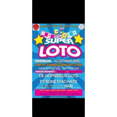 Photo du Super Loto +de 2900 euros de lots et de bons d achat et bourriches à Indre