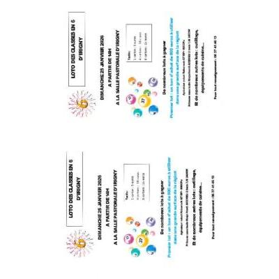 Photo du Grand loto des classes en 6 à Irigny