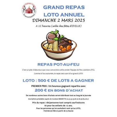 Photo du Repas-loto des 30 ans d'ICL à Iville