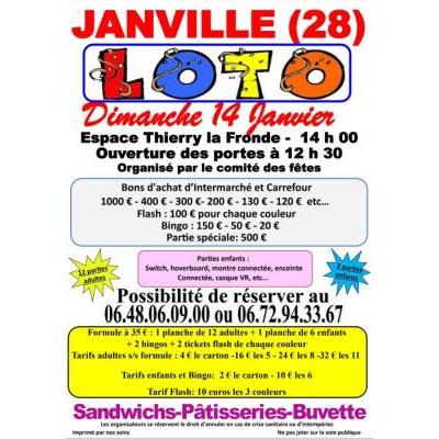 Photo du Loto du Comité des Fêtes de Janville-en-Beauce à Janville