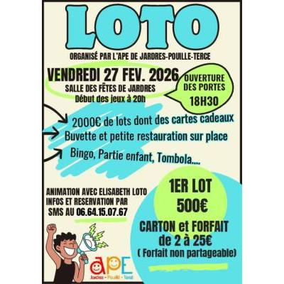 Photo du Loto APE Jardes Pouill&eacute; Terc&eacute; à Jardres