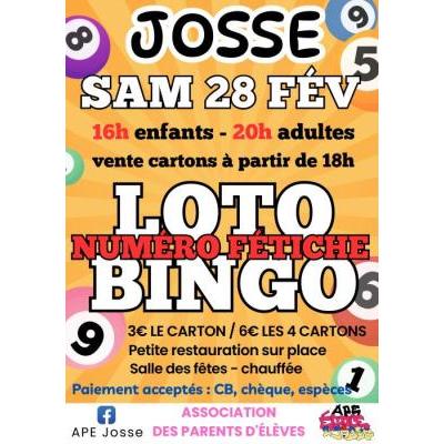 Photo du Loto enfant et adulte APE de Josse à Josse