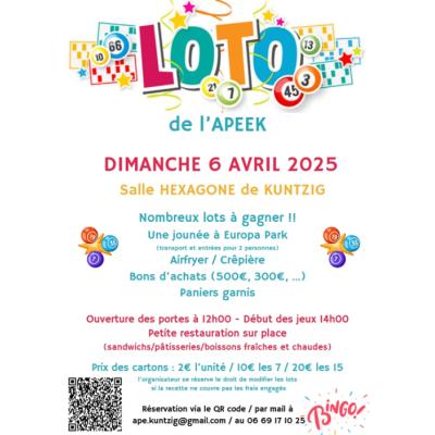 Photo du Loto de l'APE des écoles de Kuntzig à Kuntzig
