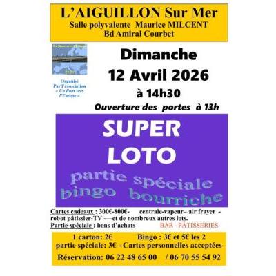 Photo du Super  loto de l'UPVE à L'Aiguillon-sur-Mer