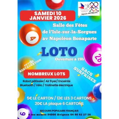 Photo du LOTO Secours populaire fran&ccedil;ais à L'Isle-sur-la-Sorgue