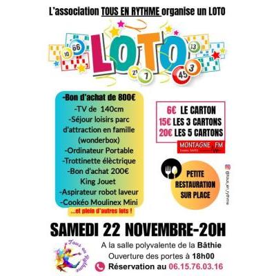Photo du super Loto à La Bâthie