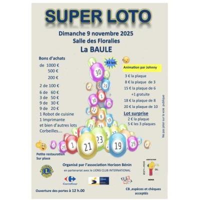 Photo du SUPER LOTO Horizon Bénin & Lions Club International à La Baule-Escoublac