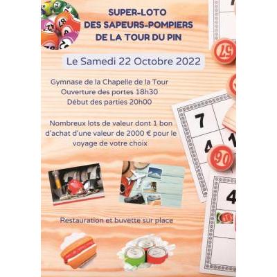Photo du Super loto des sapeurs pompier de la tour du pin à La Chapelle-de-la-Tour