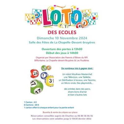 Photo du Loto des écoles à La Chapelle-devant-Bruyères