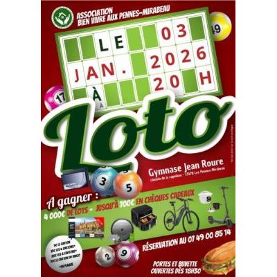 Photo du MEGA LOTO Bingo jusqu'a 700&euro; à La Gavotte