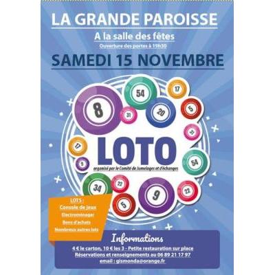 Photo du LOTO DU COMITE DE JUMELAGES à La Grande-Paroisse