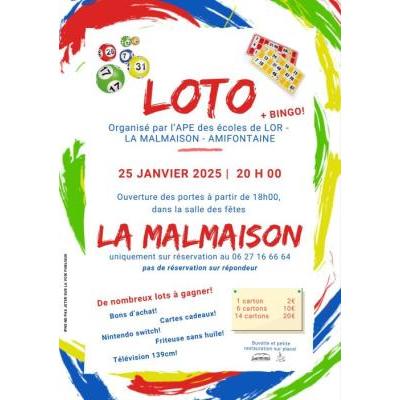 Photo du Loto de l'APE Lor, La Malmaison et Amifontaine  à La Malmaison