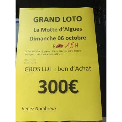 Photo du GRAND LOTO  à La Motte-d'Aigues