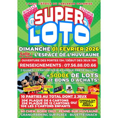 Photo du SUPER GRAND LOTO &agrave; LA PENNE-SUR-HUVEAUNE à La Penne-sur-Huveaune