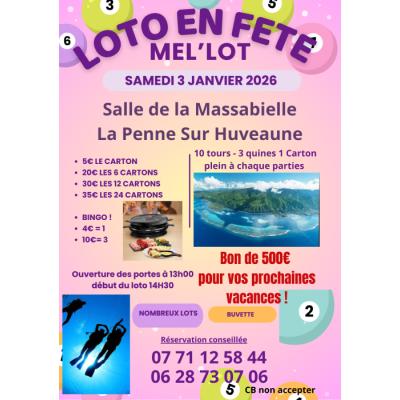 Photo du Loto en f&ecirc;te Mel lot  à La Penne-sur-Huveaune
