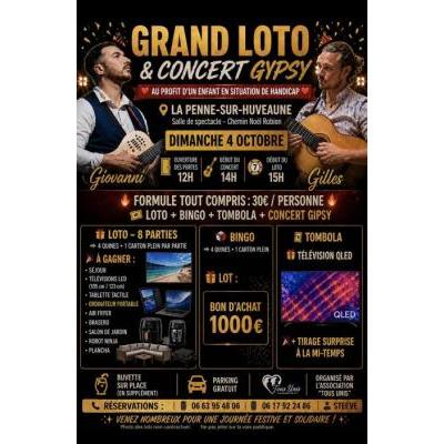 Photo du Super loto concert gypsy  à La Penne-sur-Huveaune