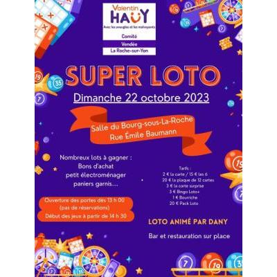 Photo du Super loto au profit de l'association Valentin Haüy de Vendée à La Roche-sur-Yon