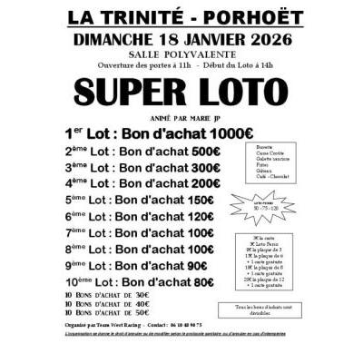 Photo du SUPPER LOTO  à La Trinité-Porhoët